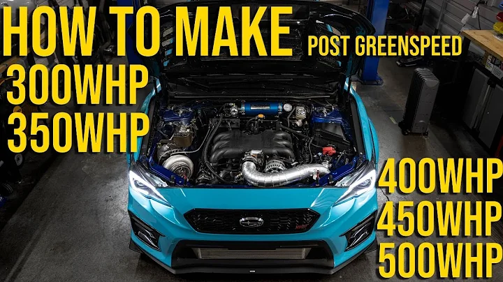 How to Make "X" Horsepower in a Subaru WRX STI (Post Green Speed)