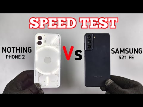 Nothing Phone 2 vs Samsung S21 Fe  Speed Test | Ram Management, Wifi Speed