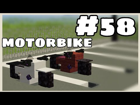 Видео: Minecraft Tutorial Как построить мотоцикл Bonus #58 ВОЗВРАЩЕНИЕ !!