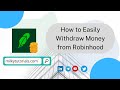 How to Withdraw money from Robinhood on PC