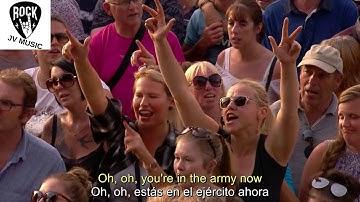 Status Quo - In The Army Now (live) (Subtítulos en español e inglés)