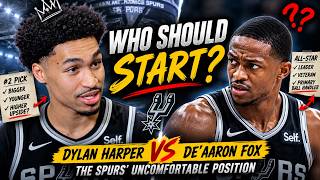 Dylan Harper HATES backing up DeAaron Fox! Spurs Must Make A Decision SOON!