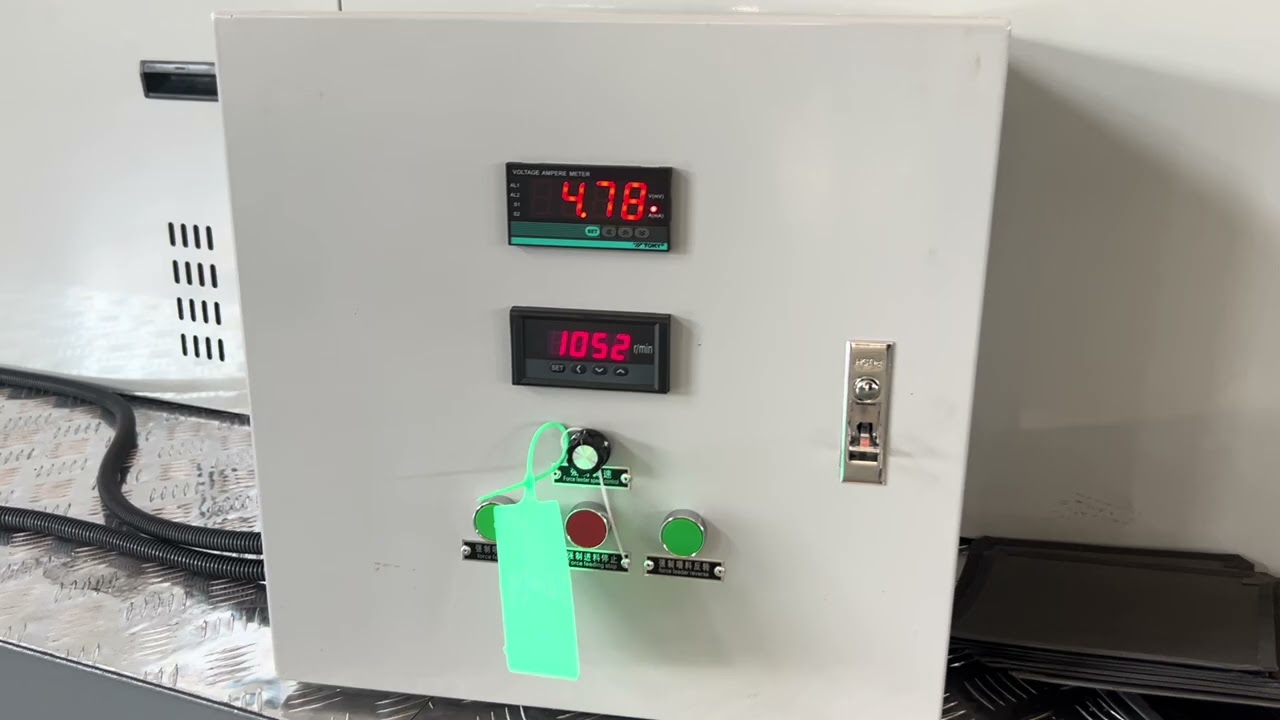 Force feeder film pelletizing machine line 