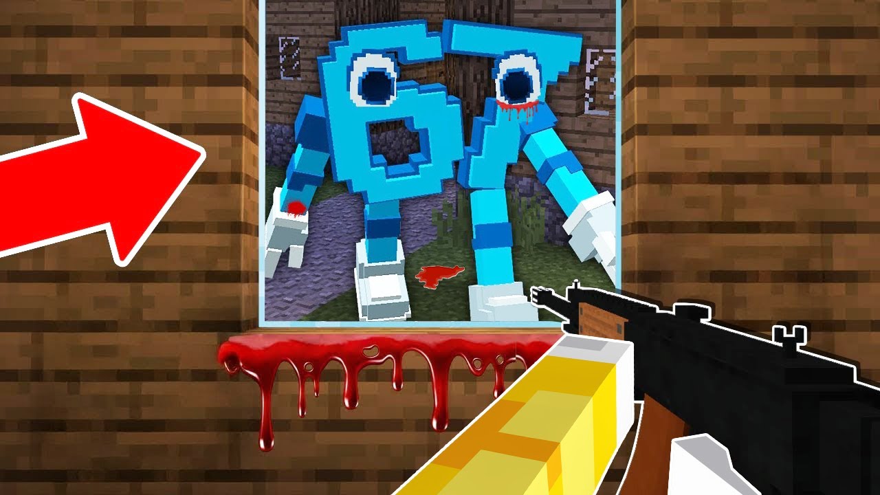 ¡Usé Armas vs 67 ATERRADOR en Minecraft!