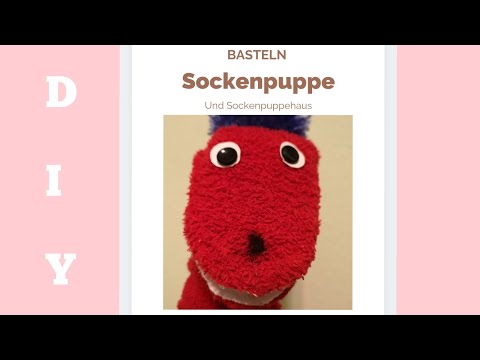 DIY SOCKENPUPPE UND SOCKENPUPPE HAUS BASTELN | AnneVlogJourney