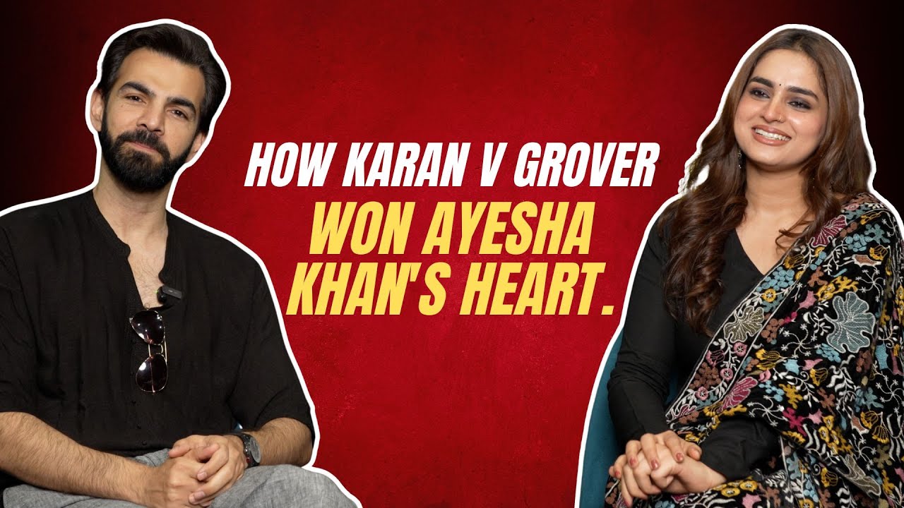 Как проходит первое шоу Айеши Хан на хинди с Караном В. Гровером? | Bollywood Chronicle