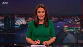 Laura Miller Tight Green Dress Reporting Scotland 261020