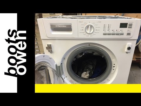 Wash test: 40 cotton: Electrolux EWX14450w integrated washer dryer.