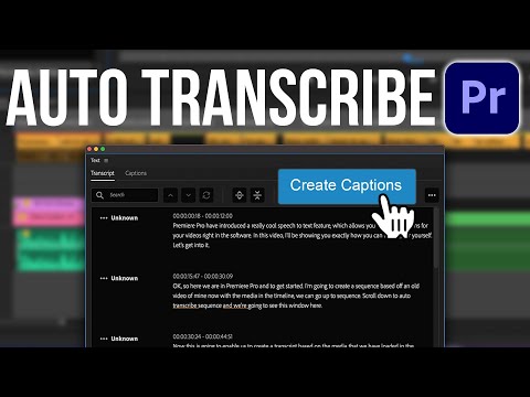 How To Auto Transcribe Captions in Adobe Premiere Pro 2022