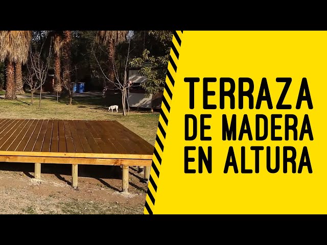 Construye una terraza de madera con las instrucciones de construcción para  tablas de terraza