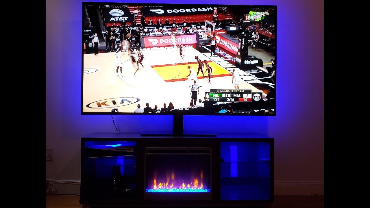 LED Light for 85 Inch TV,19.4Ft USB Smart WiFi TV LED Backlight Sync