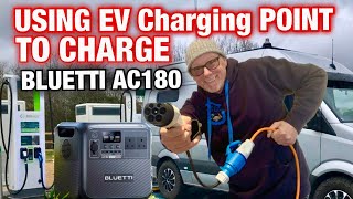 Using Electric Vehicle Charger to Charge the new Bluetti AC180