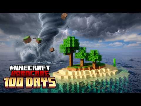 100 Days on a Deserted Island in Hardcore Minecraft thumbnail