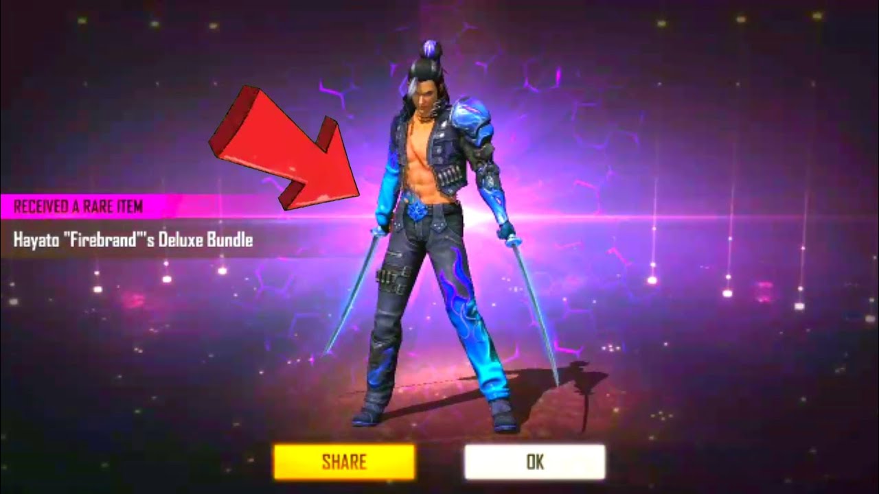 Hayato "The Firebrand" Is Awaken🤗😇 / Unlimited Tokens😱 / Free Fire Glitch😌 / Free Fire