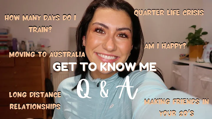 Get to know me Q&A - Am I really happy, long dista...
