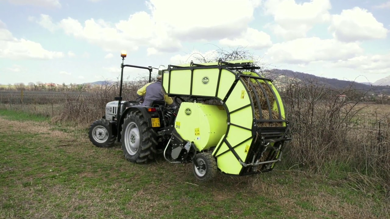 QUICKPOWER 1230 - Round baler for vineyard prunings and trimmings