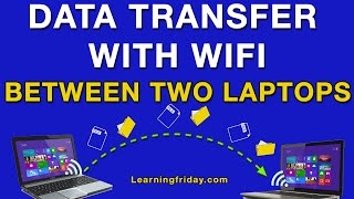 Wifi data Transfer between computers | Wifi data sharing | No internet and App required screenshot 5
