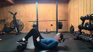 Roller Hamstring Walk-Outs