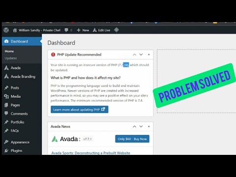 PHP Update Problem Required - Cpanel Update PHP Version in WordPress Website