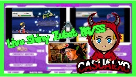 LIVE SHINY ZUBAT! HG/SS!