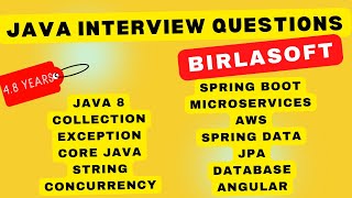 Real BIRLASOFT interview questions| Java, Spring boot, Microservices | shared by interviewee screenshot 3