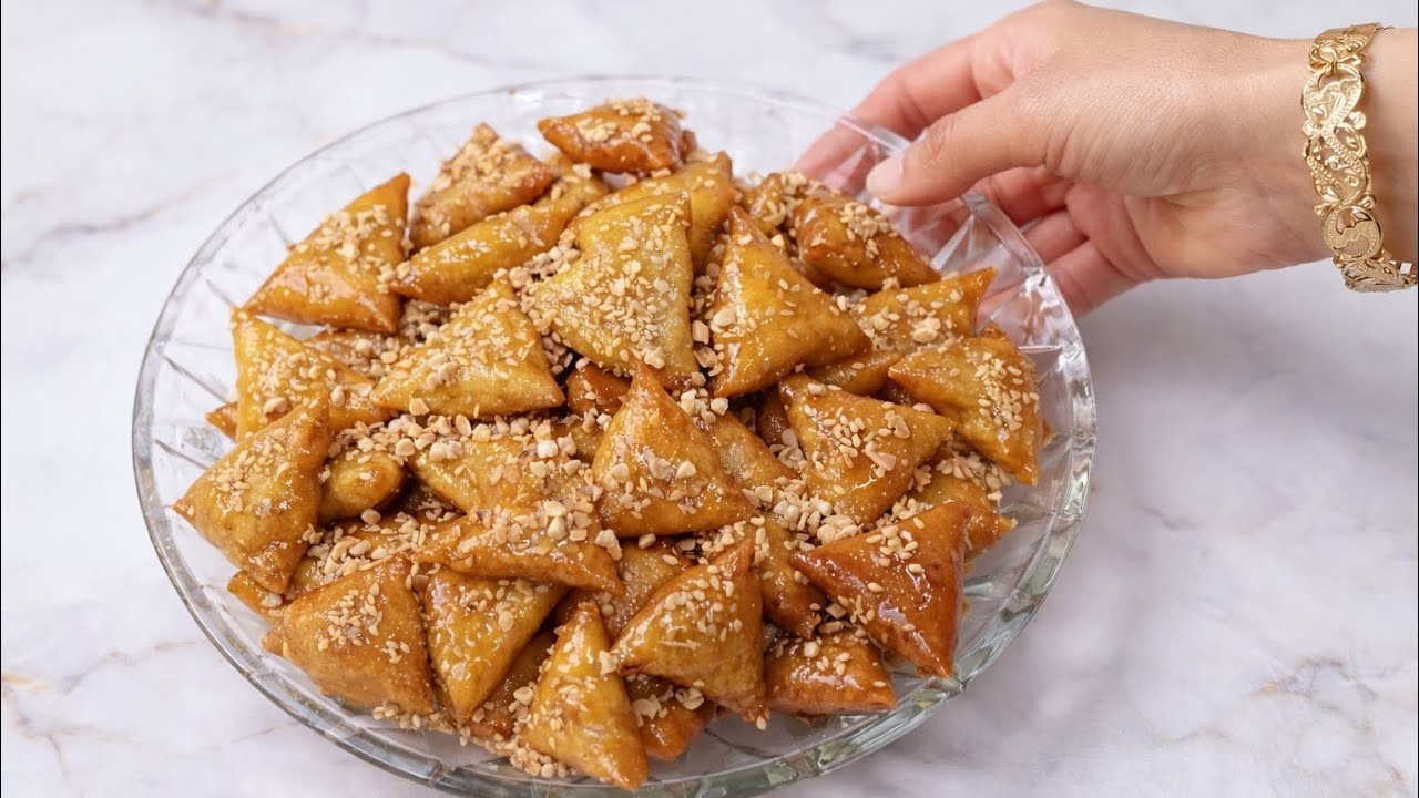 بريوات اللوز المقرمشين والمعسلين من يدي | وصفة ناجحة خطوة بخطوة 😍