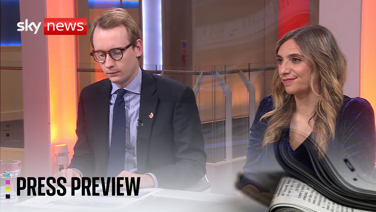 Sky News Press Preview | Tony Diver and Jessica Elgot | Monday 27 October 2025