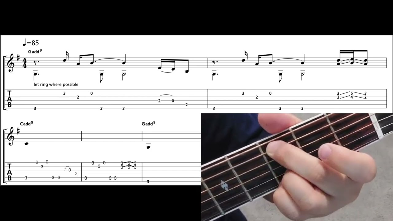 Rockschool (RSL) Grade 5 Acoustic Guitar Technical Exercises: Riff