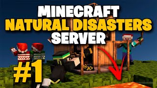 Minecraft NATURAL DISASTERS MOD #1 - Minecraft Natural Disasters Survival Server 1.16.5 (for Java)
