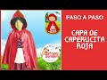 DIY. Como hacer una Capa de CAPERUCITA ROJA fácil. Capa con capucha paso a paso.