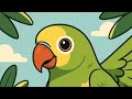 Main Tota Main Tota 🦜  | Colorful Parrot Kids Rhyme | Fun Cartoon Song for Children