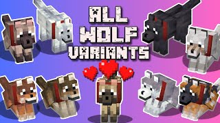 How to Find ALL Wolf Variants in Minecraft