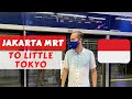 We rode Jakarta's MRT line to Little Tokyo in Blok M | Vlog #19