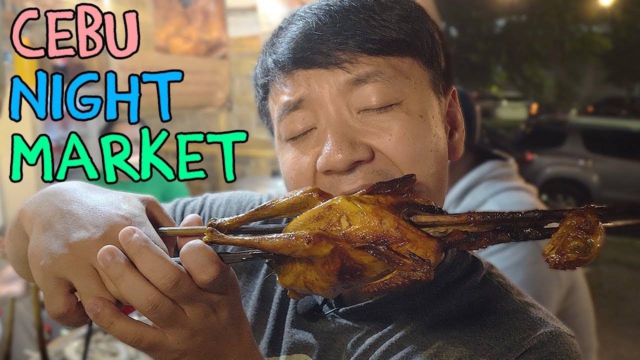FEASTING at Cebu Philippines Night Market BEST Roast Chicken! YouTube