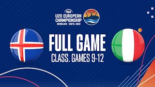 Iceland v Italy | Full Basketball Game