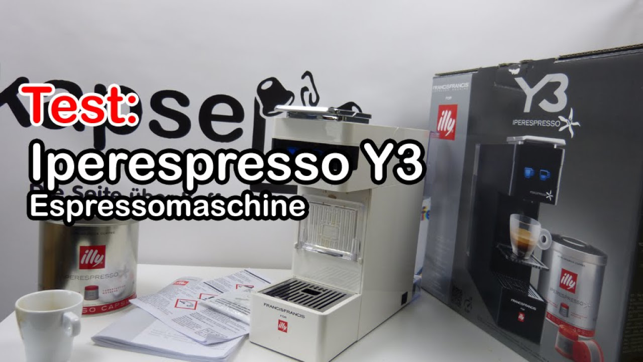 illyY3.2 Iperespresso Kapselmaschine Expressomaschine Espresso & Kaffee Rot 850W 