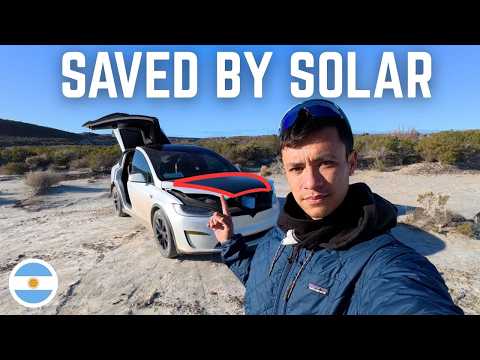 Driving My Tesla to 0% Battery in Patagonia...Here Is What Happened