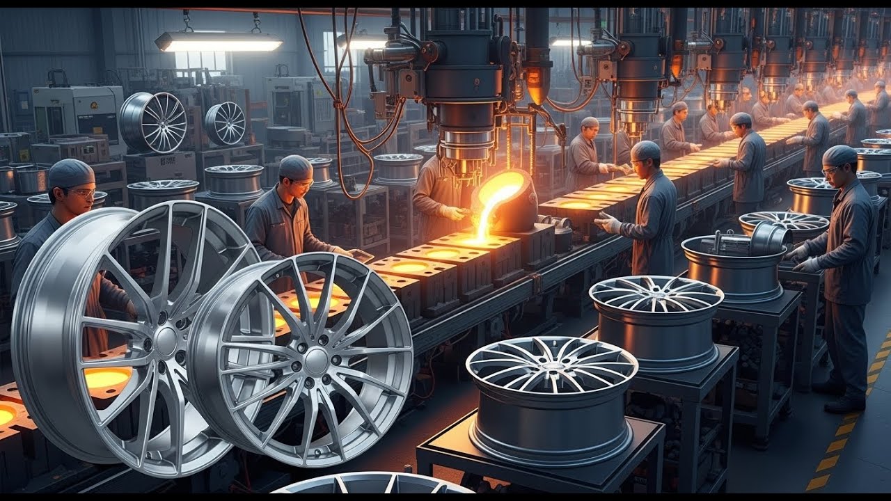 How Alloy Wheels Are Made Using High-Pressure Casting