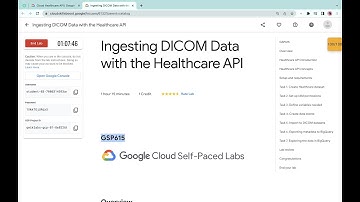 Ingesting DICOM Data with the Healthcare API || #qwiklabs || #GSP615 ||  [With Explanation🗣️]