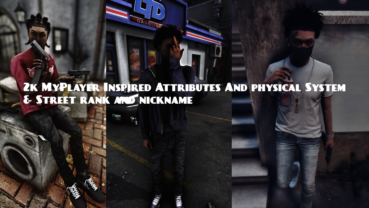 Fivem Rank Script 2K MyPlayer Inspired Attributes System For FiveM | ESX & QBCore Street ...
