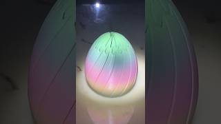 3d printed twisty egg fidget! Model file in the description! #easter #eastereggs #3dprinting