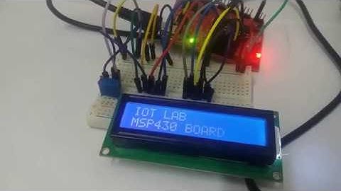 Tutorial 16: Scrolling text on LCD MSP430G2 LaunchPad