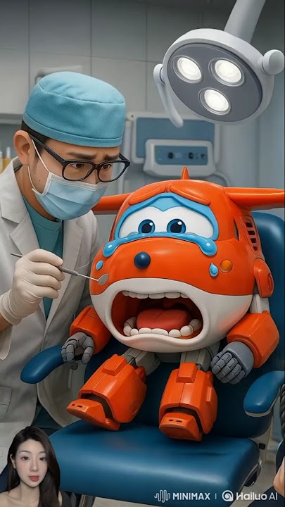 Super Wings' Jett Terrified During Dental Checkup #superwings #funnycartoon #funnyanimation