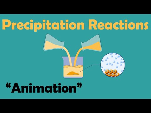 PRECIPITATION REACTIONS | Chemistry Animation