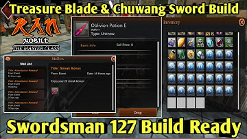 Three 127 Skills Ready Build for my Swordsman | Ran Mobile: The Master Class (Free Obli E) Tagalog