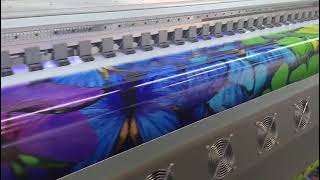 How to flex banner sticker printing all