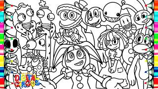THE AMAZING DIGITAL CIRCUS - Ep 9: Remember ⚡ Coloring Pages / How to Color All Characters TADC 9