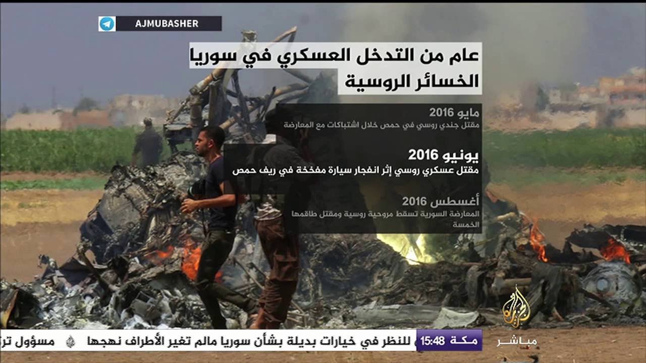انفوغراف .. عام على التدخل الروسي في سوريا