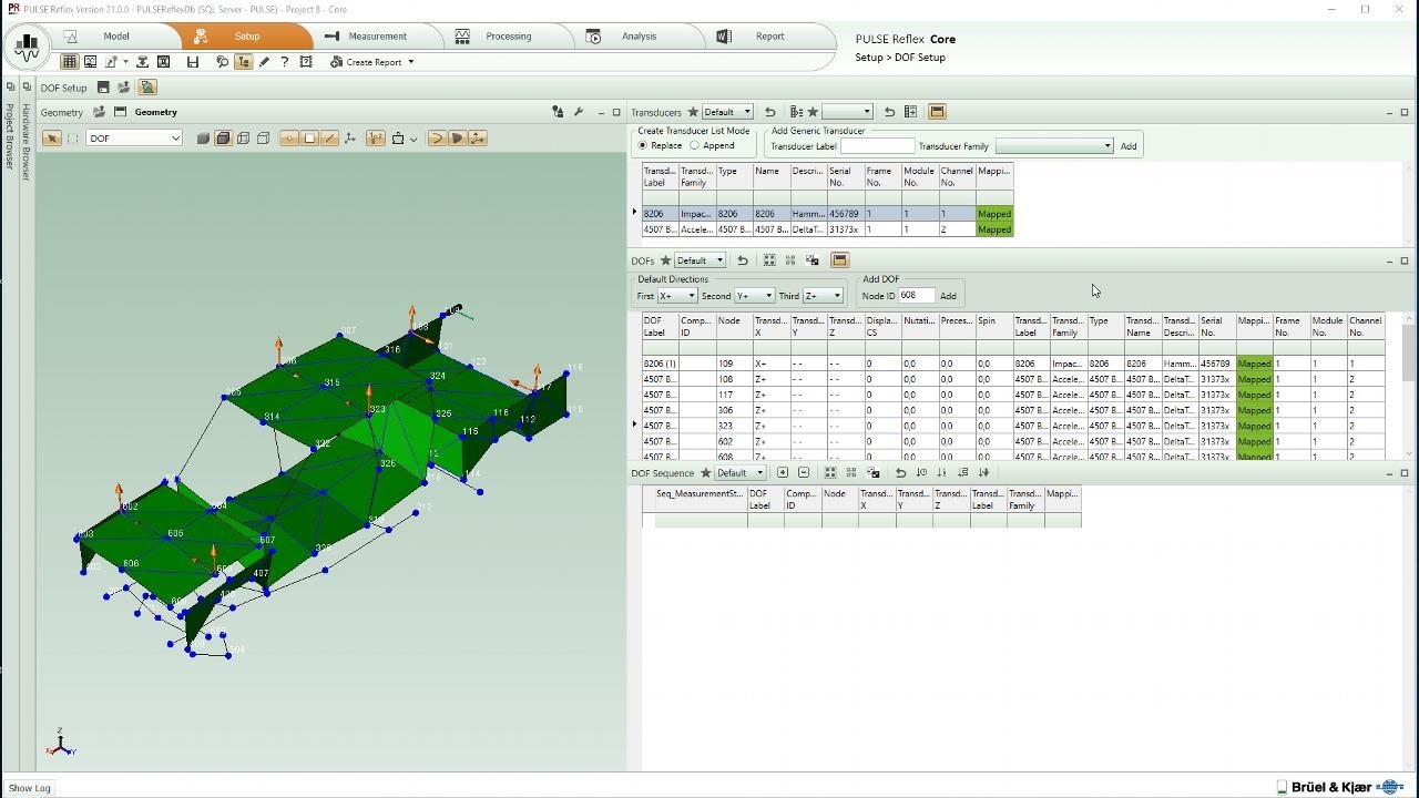 PULSE Reflex – How to create a measurement sequence – Brüel & Kjær