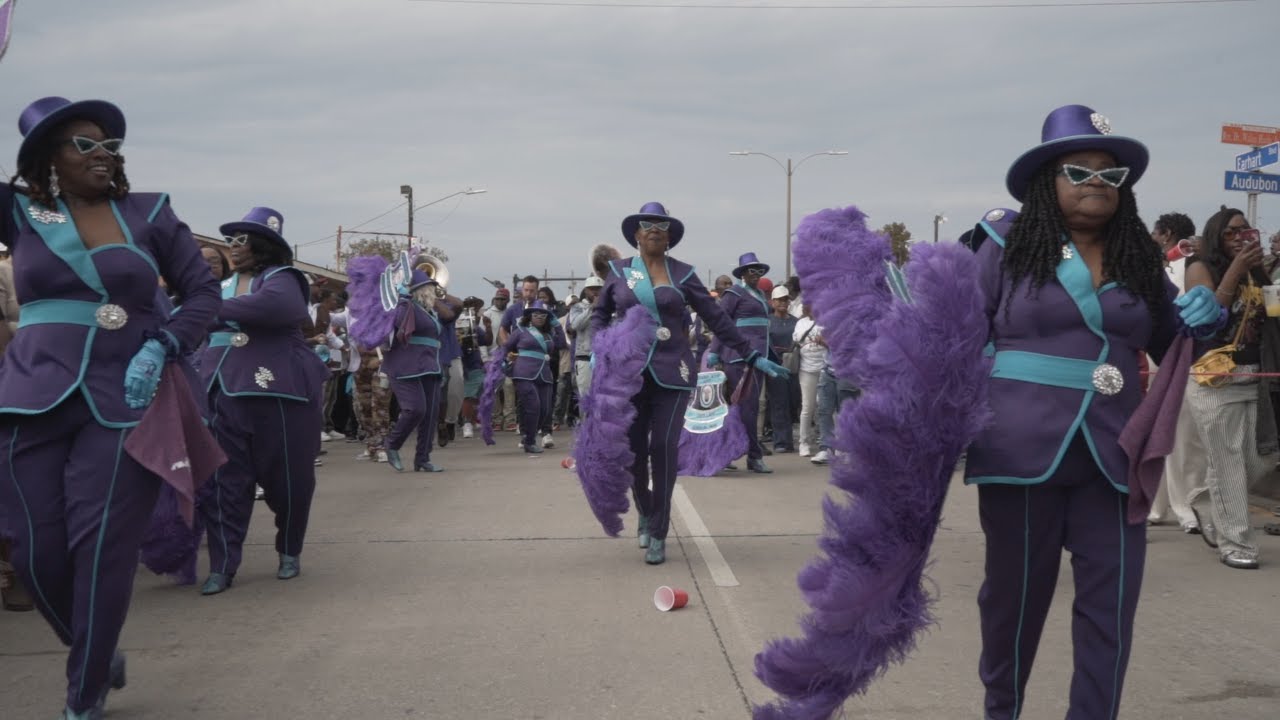 New Orleans Second Line | Men & Lady Buck Jumpers 2025 |Street